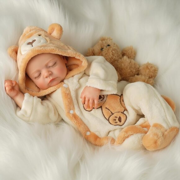 🆕20 Inches Cloth Body Baby Dolls Boy Noah with Toy Accessories Reborn Baby - Picture 6 of 8